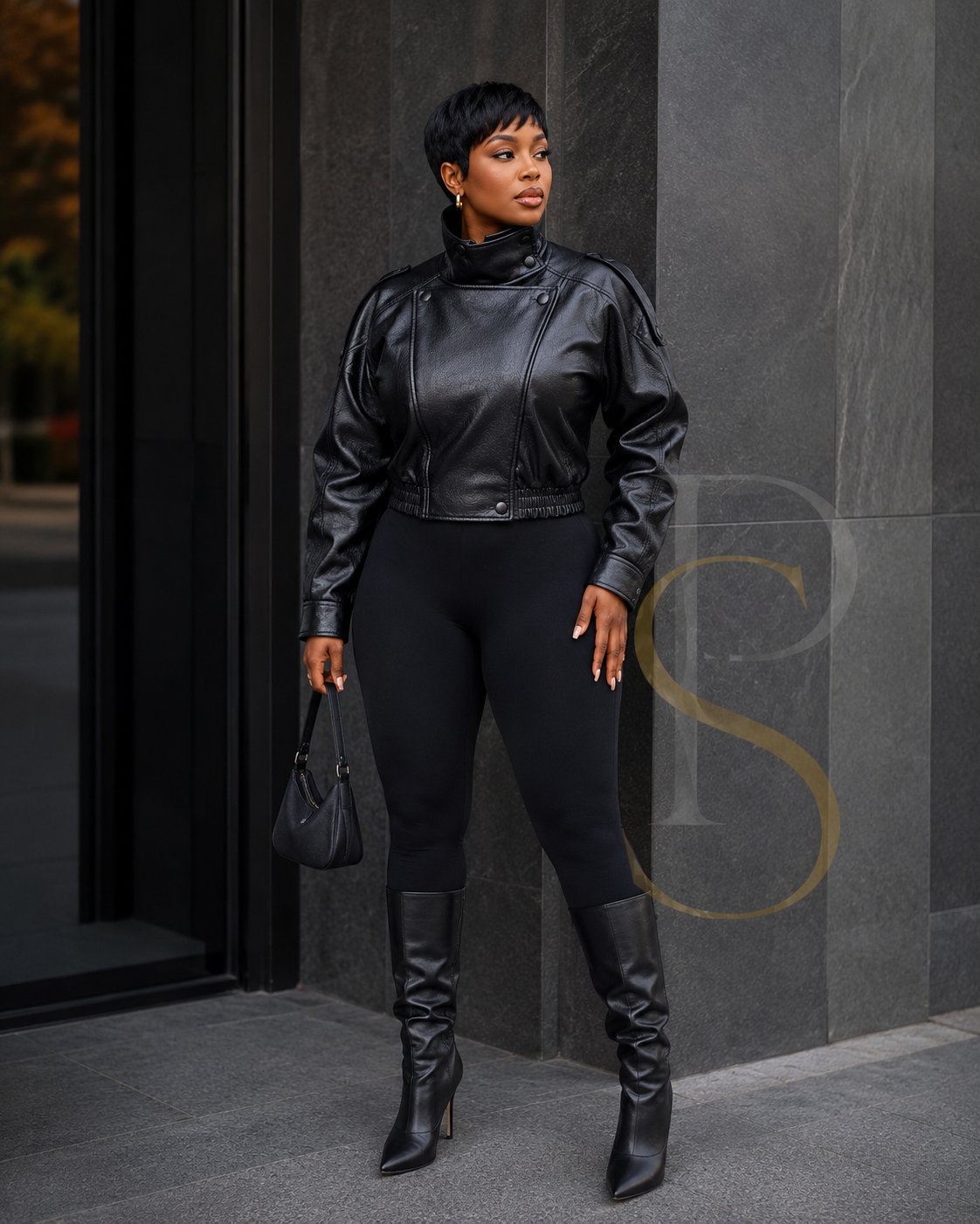 Veste en cuir