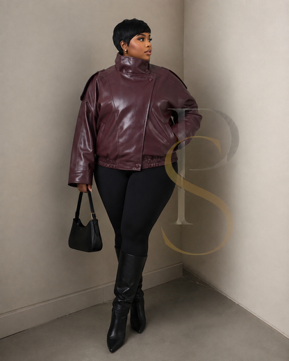 Veste en cuir