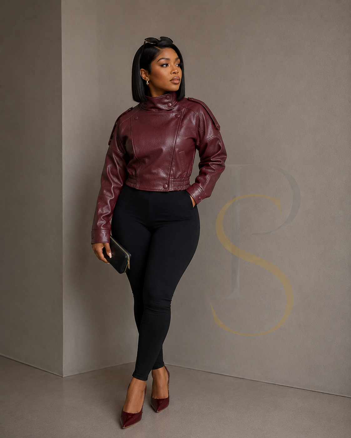 Veste en cuir